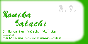 monika valachi business card